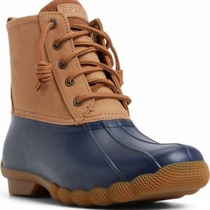 Sperry Brown and Blue Waterproof Boots